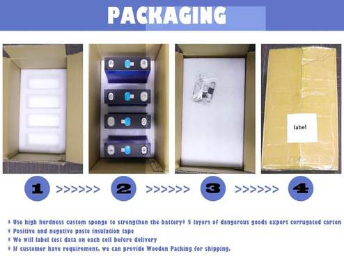 CE MSDS UN38.3 Lifepo4 Prismatic Battery Storage System With Bolt