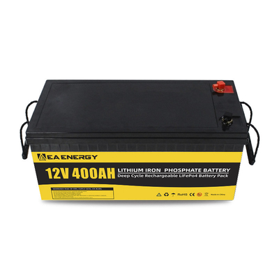 12V 400Ah 5120Wh Deep Cycle Lithium Ion Battery 32700 LiFePO4 Cell